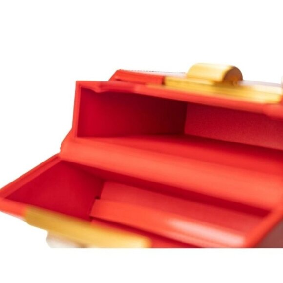 BOTTEGA VENETA Daisy Red Leather Cigarette Structured Crossbody Bag - Picture 4 of 13